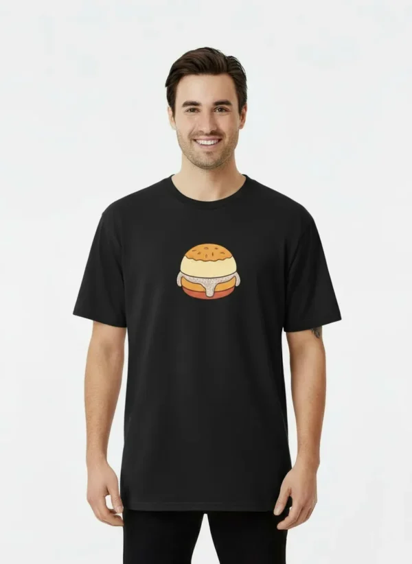 Teeptop Black Oversized T shirt