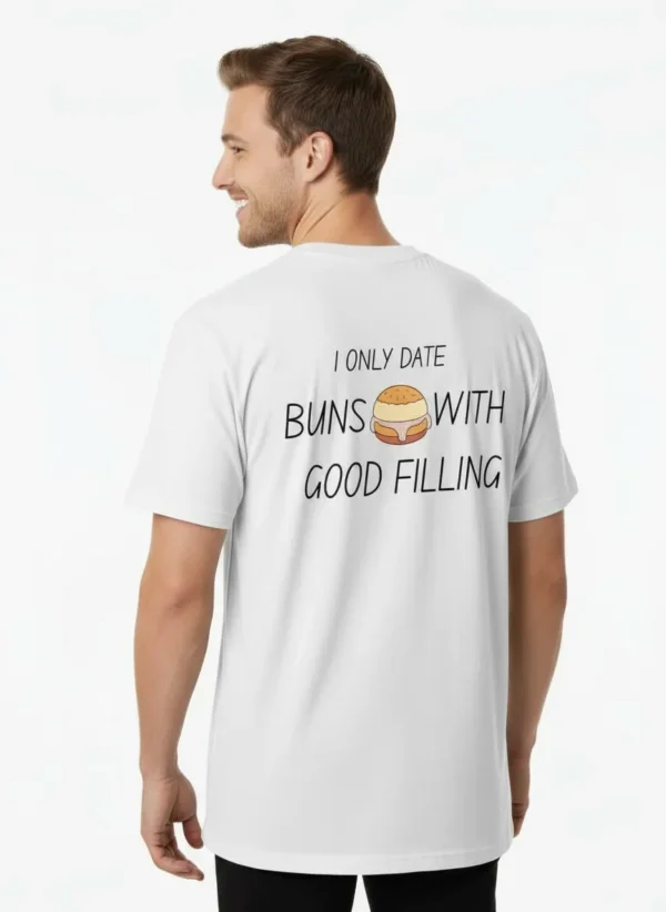 Teeptop White Backoversized T shirt