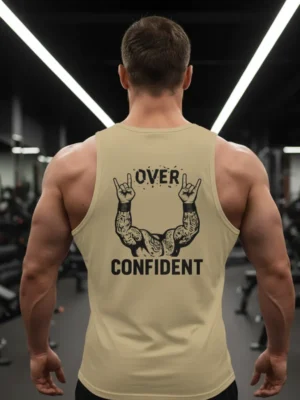Teeptop premium gym mens vests back