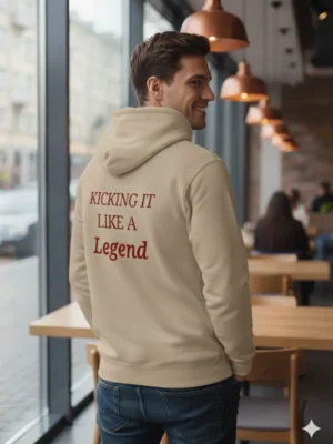 Teeptop beige hoodie mens