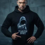 Teeptop Black 3D Printed Hoodies
