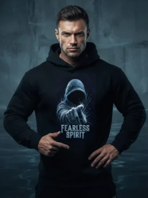 Teeptop Black 3D Printed Hoodies