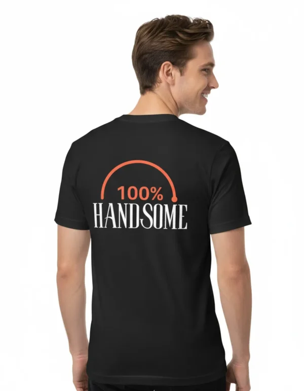 Teeptop Black Regular fit T shirt for men