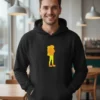 Teeptop Black travel hoodie front