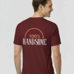 Teeptop Burgandy Regular fit T shirt size for men