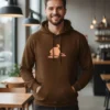 Teeptop coffee colour Party Wear Designer Hoodies