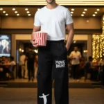 Teeptop Fleece black trousers mens