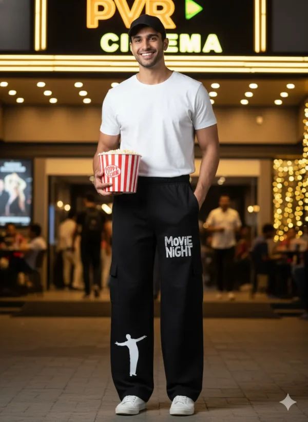 Teeptop Fleece black trousers mens