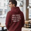 teeptop Marron regular hoodie back