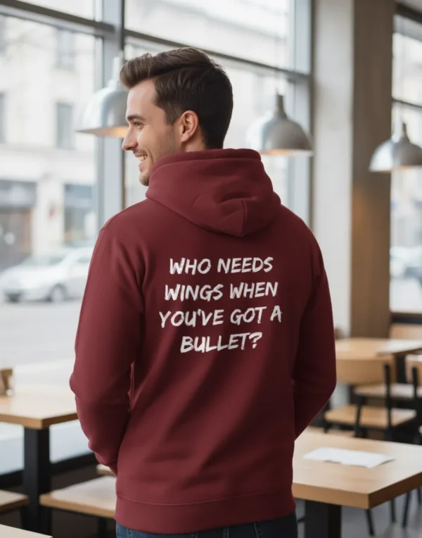 teeptop Marron regular hoodie back