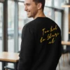 Teeptop Regular SWeatshirt Black
