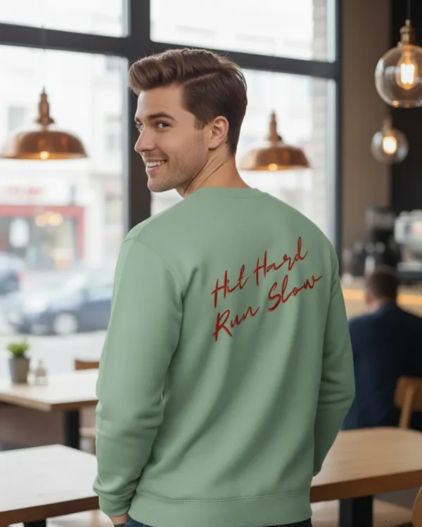 Teeptop Regular Sweatshirt Seagreen back