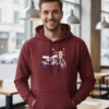Teeptop maroon Printed Hoodies