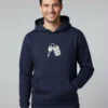 Teeptop navy blue front hoodie
