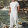 White pant baggy pant