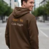 Teeptop Coffee colour regular hoodie back