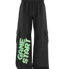 Teeptop Fleece Baggy Cargo Pants