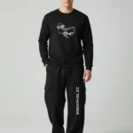 Teeptop Black winter pants men