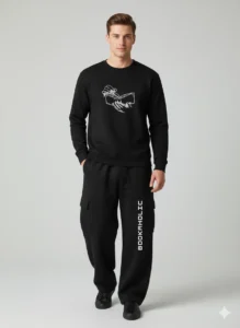 Teeptop Black winter pants men