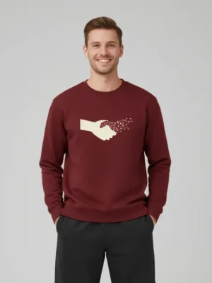 Teeptop Maroon Sweater Mens