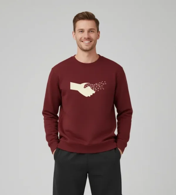 Teeptop Maroon Sweater Mens