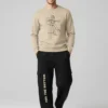 Teeptop Fleece Black Trousers Mens