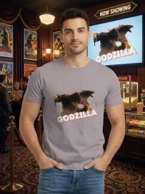 teeptopfashion Godzilla Print Summer Outfits Men