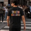 Black T Shirt regular fit for genz