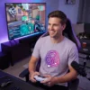 Regular-fit-gamer t shirt-for-men