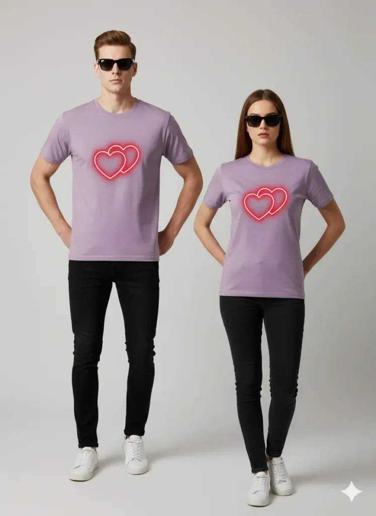 Teeptop couple matching dress
