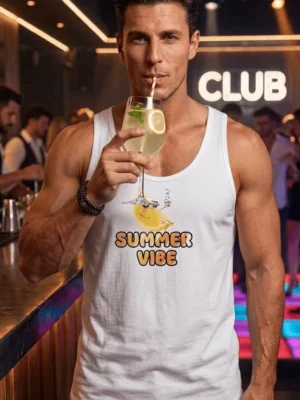 Teeptopfashion Mens Sleeveless Tee