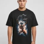 Goku T Shirt Black oversize T shirt single look