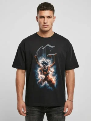 Goku T Shirt Black oversize T shirt single look