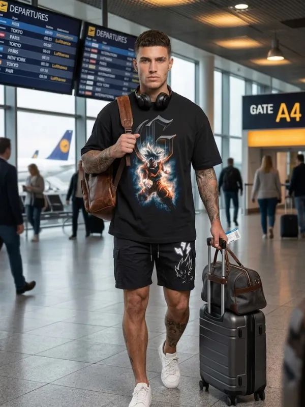 Black Goku Shorts