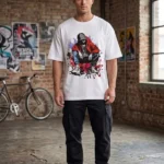 custom t shirts white Oversized T-Shirt