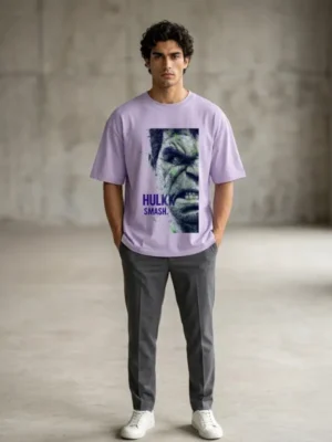 Teeptop Oversized Shirt Men lavender colour