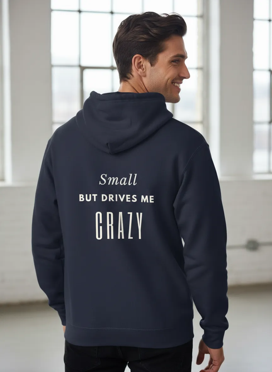 Teeptop navy blue back hoodies for men
