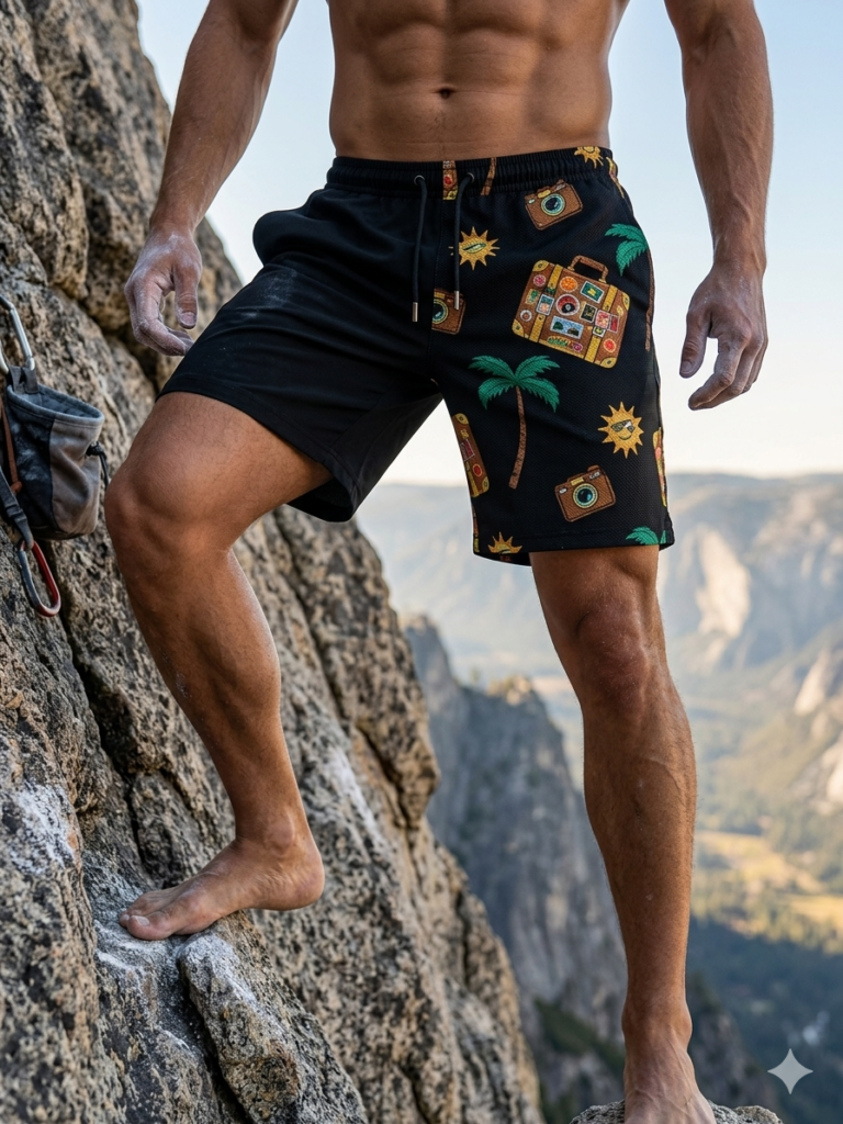 Teeptop shorts for Climbing mountains