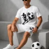 Mens T Shirt Sports Shorts Cord Sets