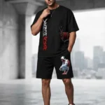Black Spiderman Co Ord Sets Mens