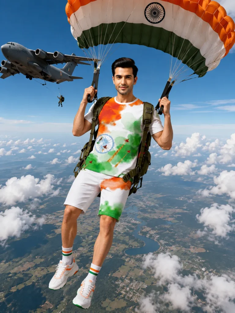 Premium Cotton Indian Flag Tricolour Co Ord Sets
