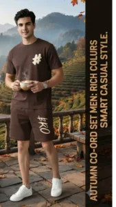 Autumn Co Ord Set Men Rich Colours and Smart Casual Style